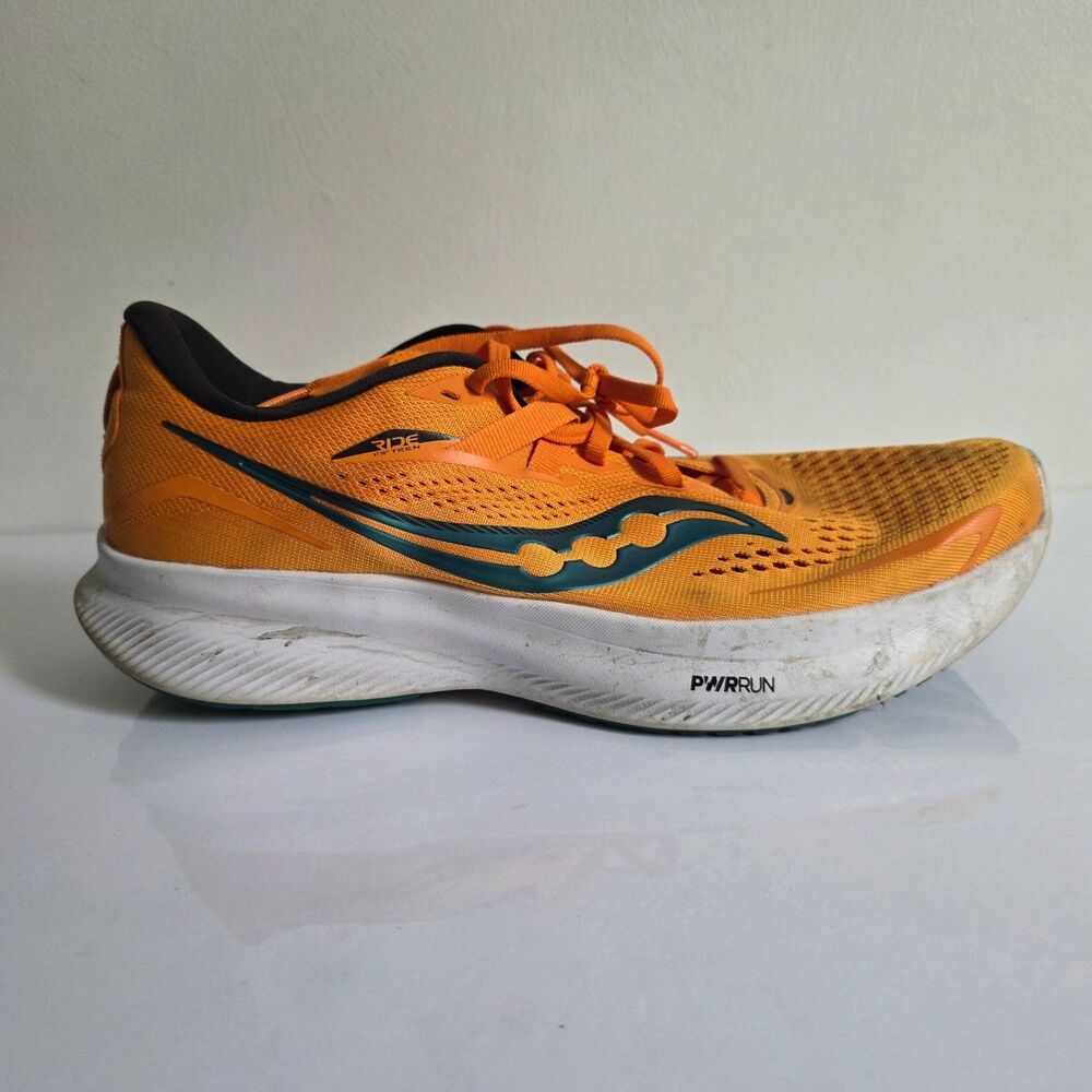 Saucony Ride 15 Mens Running Shoes Orange S20729-30 Low Top Sneakers Size 10.5